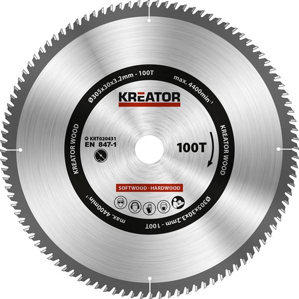 Circular saw blade  Ø 305x30x3,2mm 100T