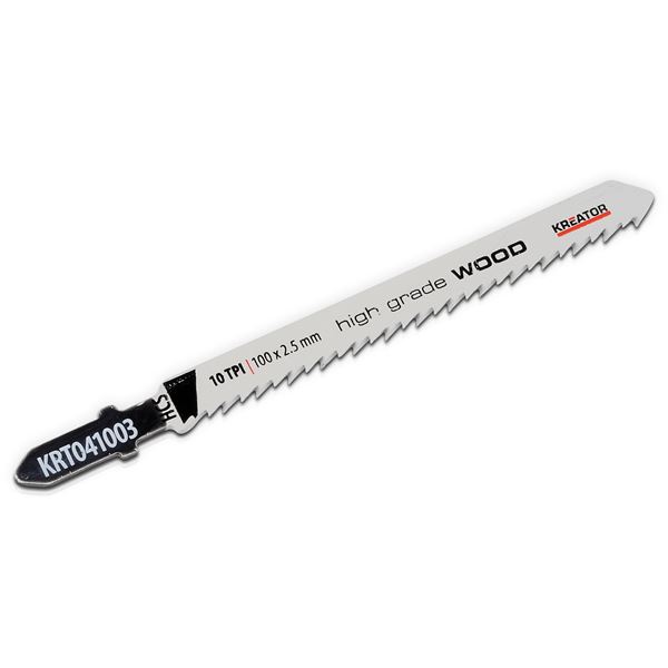 KRT041003 LAME DE SCIE SAUTEUSE 100MM 10 TPI - 2 PCS