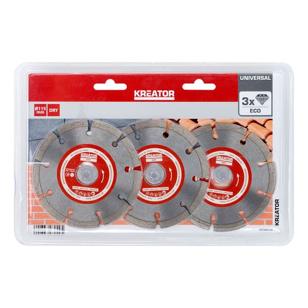 Disco de diamante eco Ø 115mm - 3 pzs