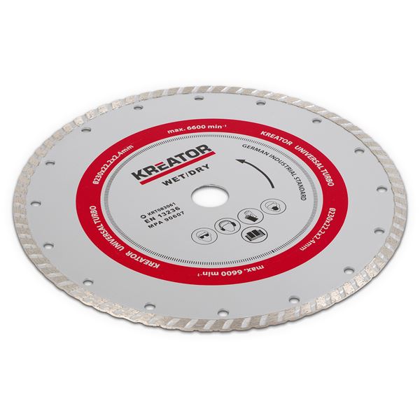 Diamond cutting disc Ø 230mm turbo