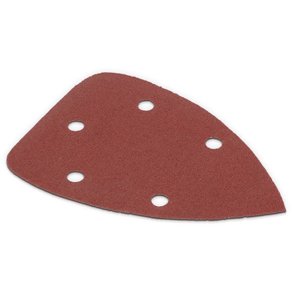 Schuurpapier palm 140x140x80mm - K80 - 5 st.