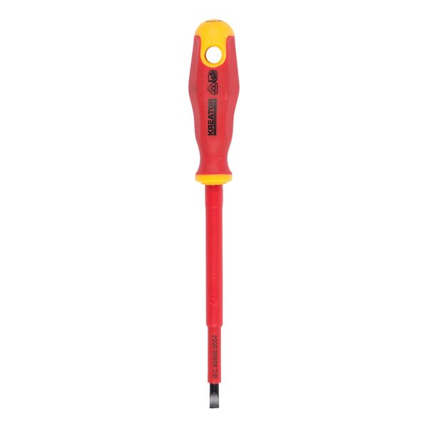 Insulated screwdriver slotted 125mm, SL5.5 vde