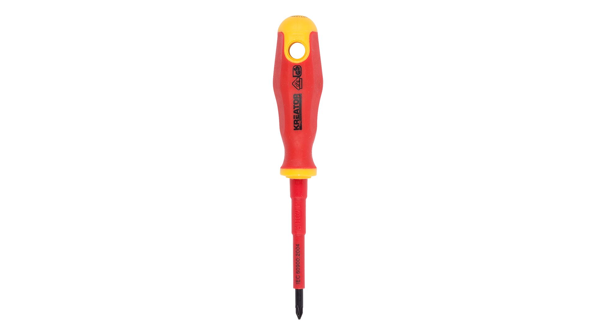 Vidori 便利ツール Kreator - KRT403202 - Insulated screwdriver pozidriv - 80mm, PZ1