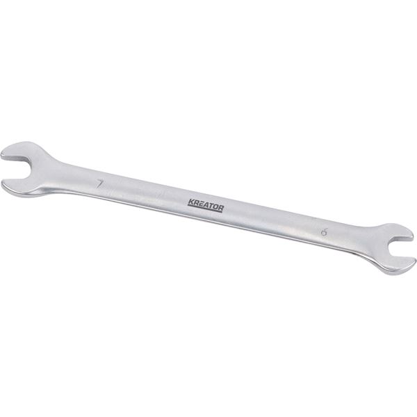 Clé à fourche double 120mm, 6x7mm