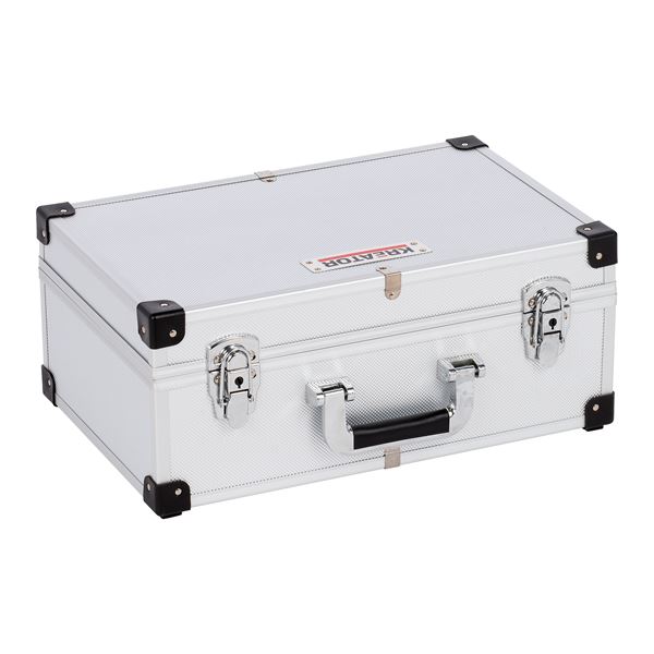 Aluminium koffer 420x265x173mm - zilver