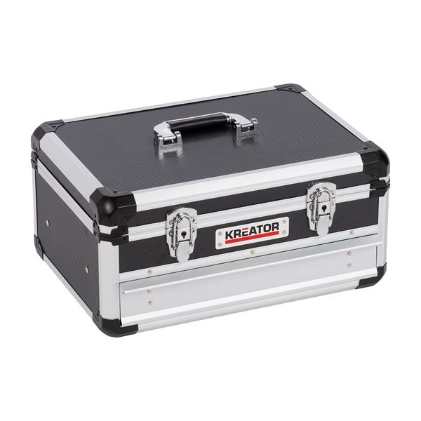 Caja de aluminio con cajones 430x205x300mm - 1 cajón