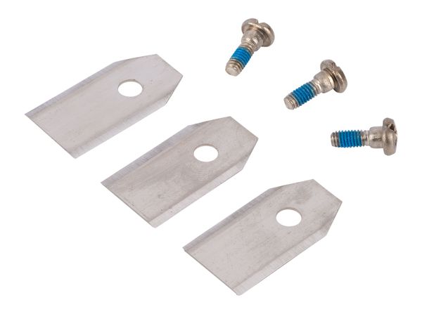 Robot mower blades and screws 3 sets - 3 blades + 3 screws for POWXG6305 - POWXG6310