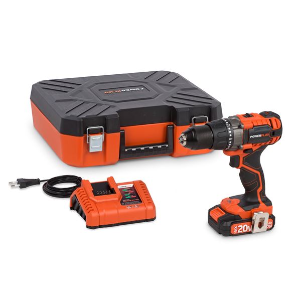 Drill - screwdriver brushless 20V - incl. battery 20V 1.5Ah and charger 