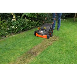 POWDPGSET34 LAWN SCARIFIER - AERATOR 40V - INCL. BATTERY 2X20V 14