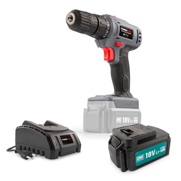 Drill - screwdriver 18V - incl. battery 18V 3.0Ah and charger