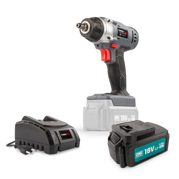 Impact wrench 18V 160Nm - incl. battery 18V 3.0Ah and charger