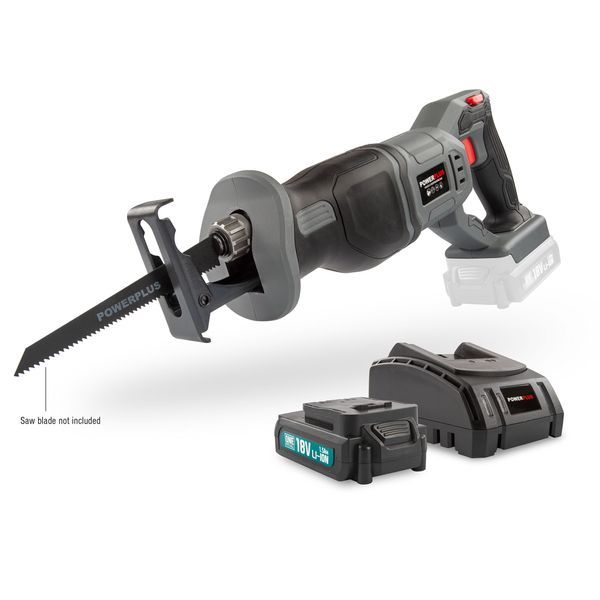 Reciprocating saw 18V - incl battery 18V 1.5Ah and charger