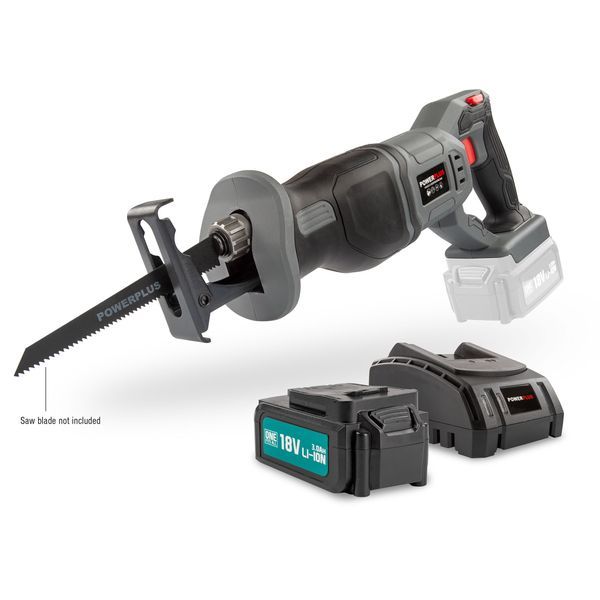 Reciprocating saw 18V - incl. battery 18V 3.0Ah and charger