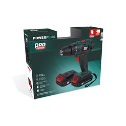 POWP8040 PERCEUSE - VISSEUSE 18V - INCL. 2 BATTERIES 18V 2. 9