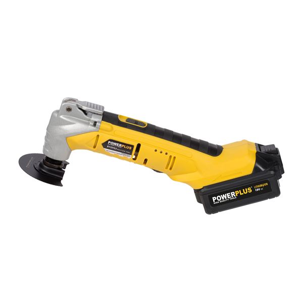 Oscillating multitool 18V - incl. 2 batteries 18V 1.3Ah and charger - 35 acc.
