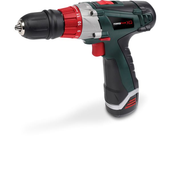 Drill - screwdriver 12V - incl. 2 batteries 12V 1.3Ah and charger
