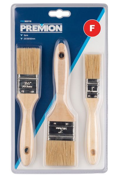 Paint brushes  25, 38, 50mm - 3 pcs
