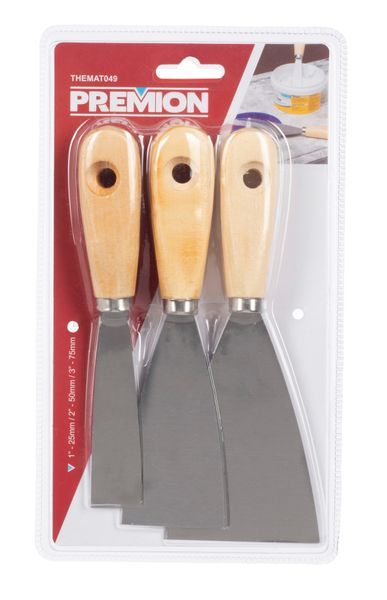 CONJUNTO DE ESPÁTULAS PARA MASILLA 3 UDS.